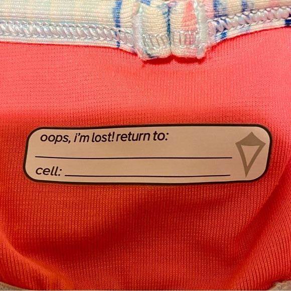 Ivivva by Lululemon Girls Coral Double Dutch Racerback Tank - Size 14 - Picture 8 of 8